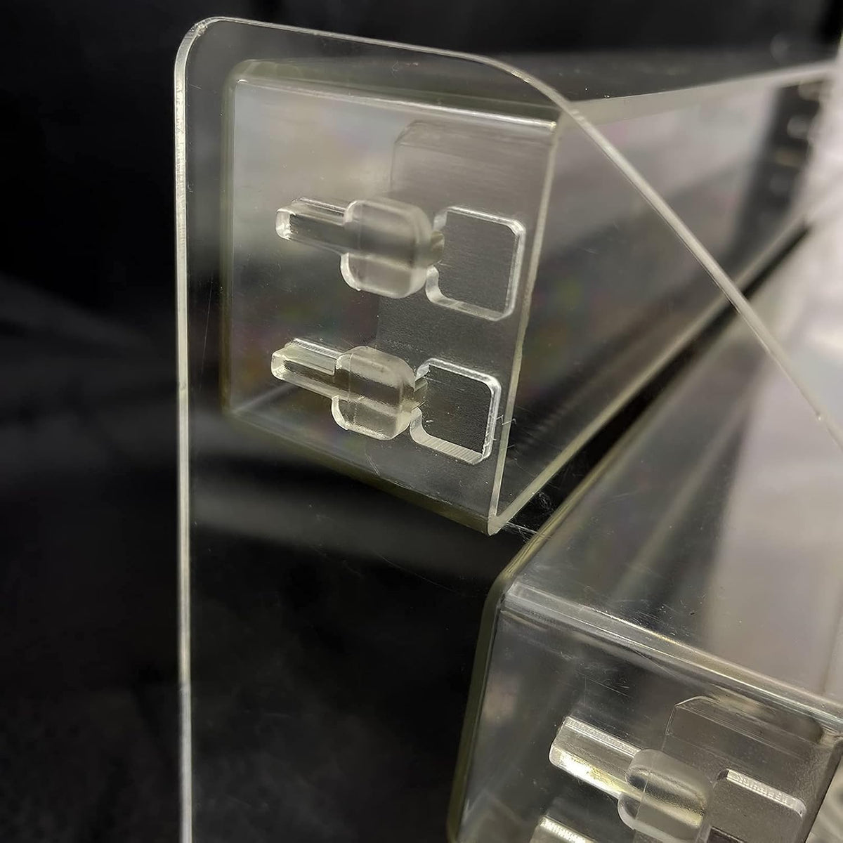 Sunglasses Organizer Clear Eyeglasses Display Case Sticker Display Tray Box For Glasses Tabletop Holder Stand (5 layer)