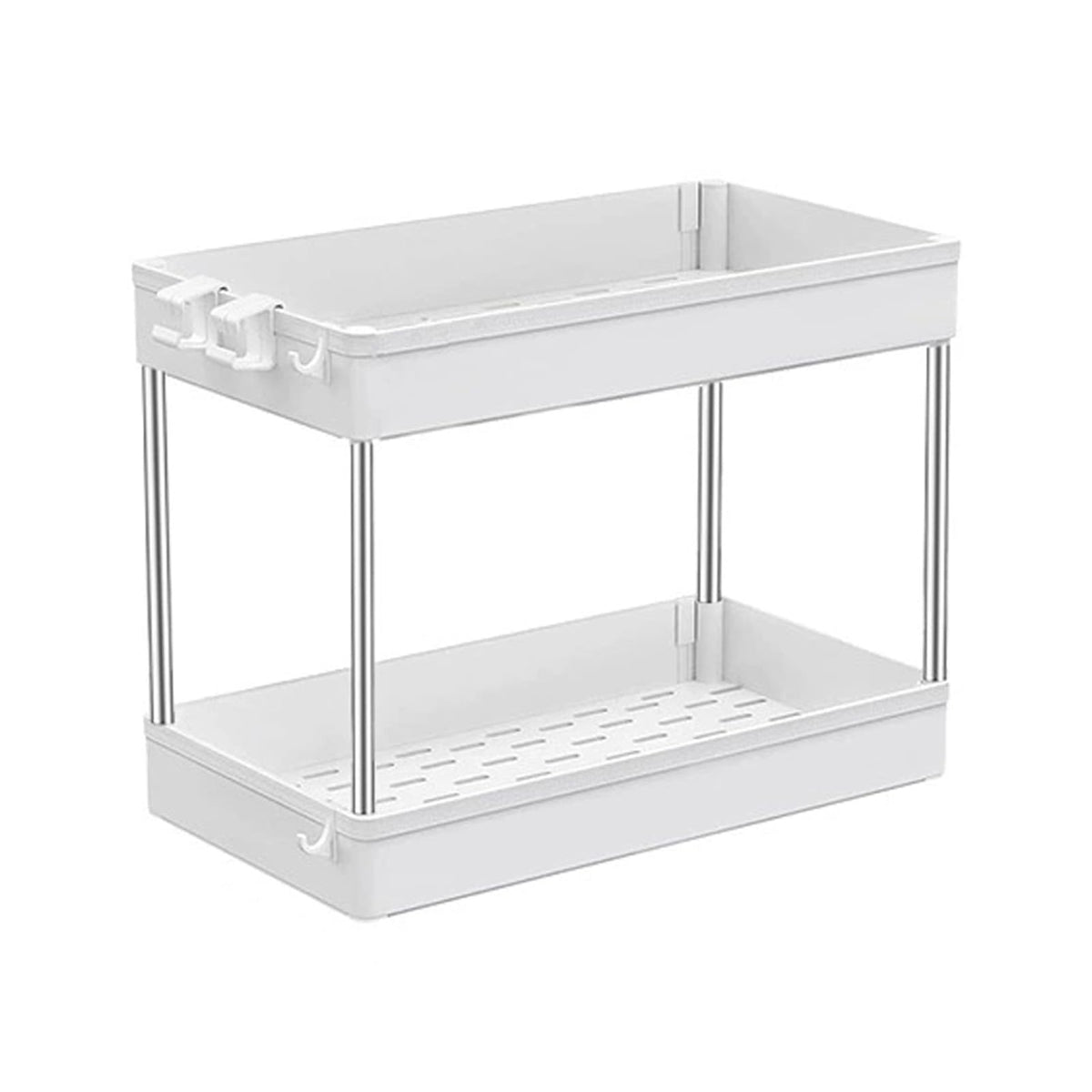 Storage Trolley Multi-Tier Rolling Unit Cart Mobile Storage Shelf for Kitchen Bathroom Rolling Organizers Rack,Black,4 Tier
