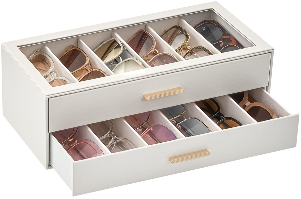 Lolalet Sunglasses Storage Box for Women