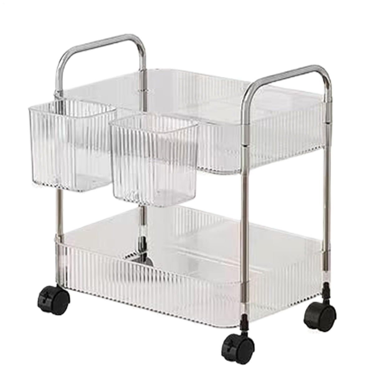 Carts with Wheels Multi-Layer Trolley Storage