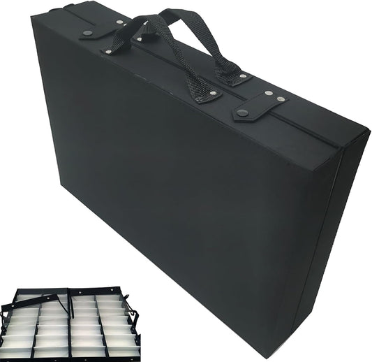 INTSUPERMAI Eyeglasses Storage Organizer 32 Slots Sunglasses Eyeglasses Display Case with Waterproof Dustproof Protection Film Glasses Eyewear Display Case Box for Sunglasses