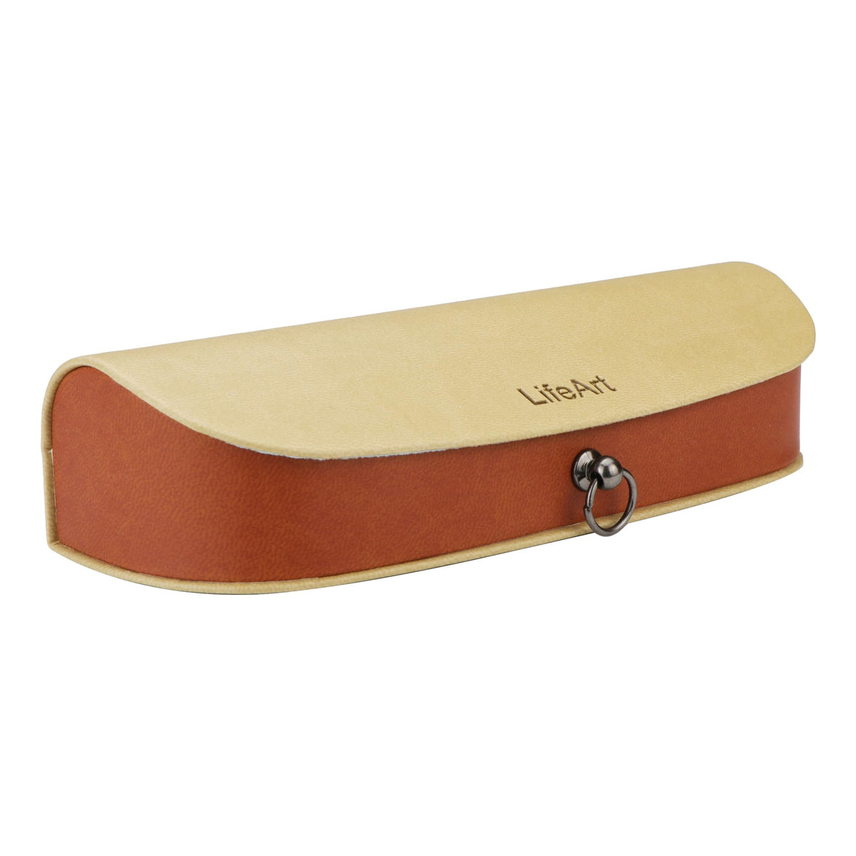 LifeArt Eyeglass Case Hard Shell, Portable Sunglass Case, Fashionable PU Leather Eyeglass Case, Lightweight