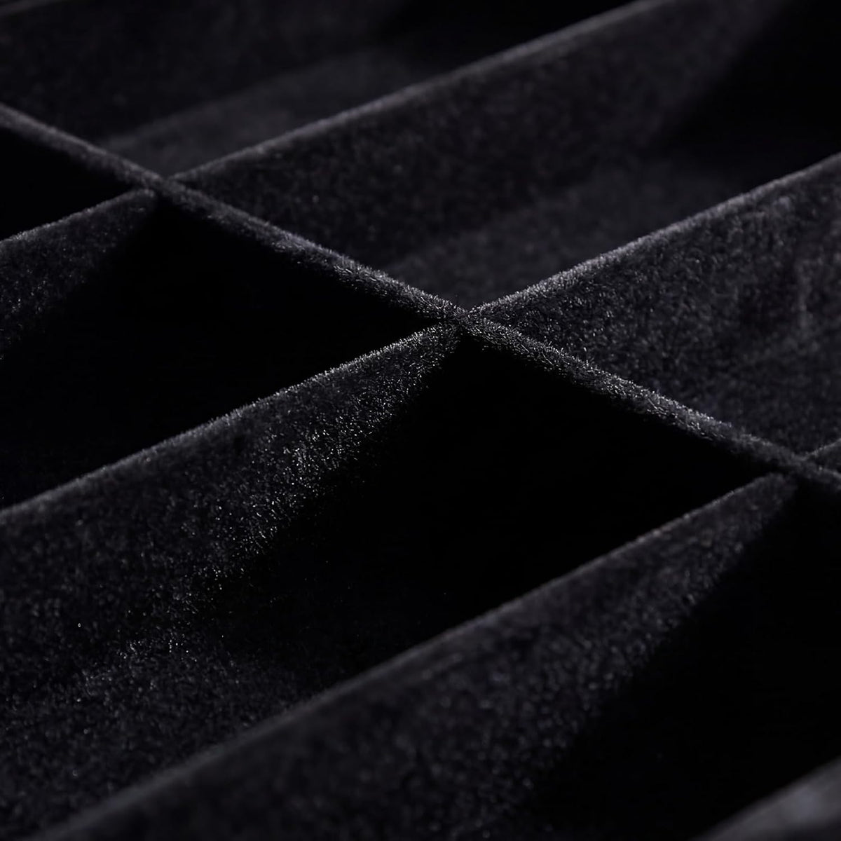 Stratalife 8 Grids Drawer Sunglasses Organizer Tray, Black Velvet