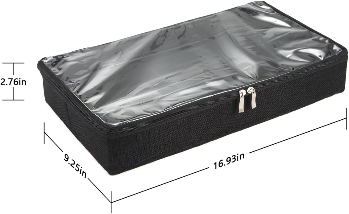 Glasses Organizer Box Clear Lid Shade Tray Eyeglass Storage Sunglasses Case