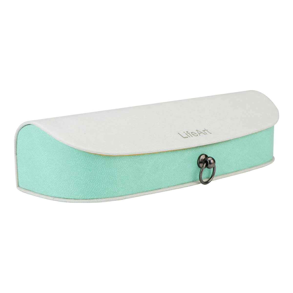 LifeArt Eyeglass Case Hard Shell, Portable Sunglass Case, Fashionable PU Leather Eyeglass Case, Lightweight