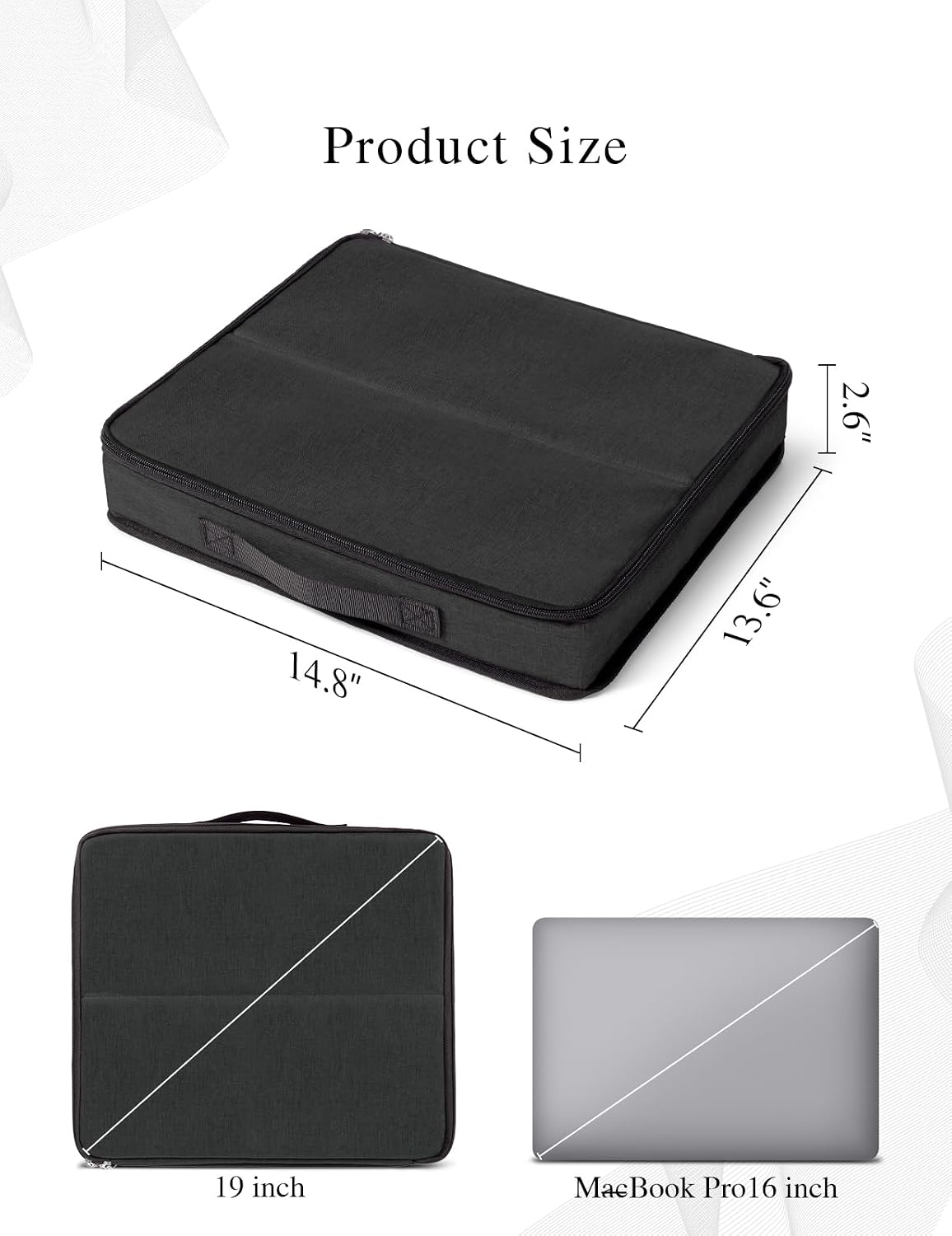 Bukere Sunglasses Organizer Case, 18 Adjustable Slots for Multiple Pairs Eyeglasses, Travel Glasses Holder Storage Box