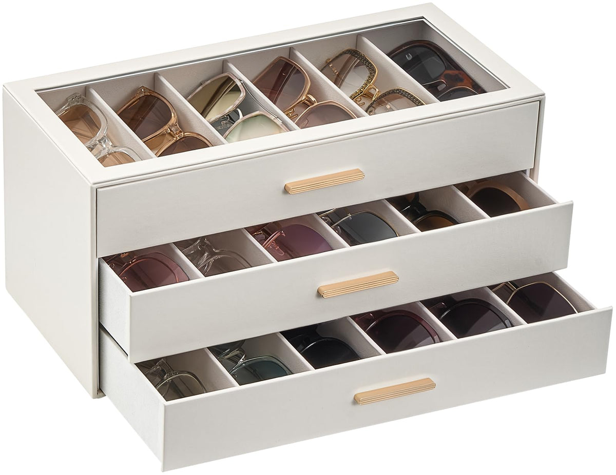 Lolalet Sunglasses Storage Box for Women