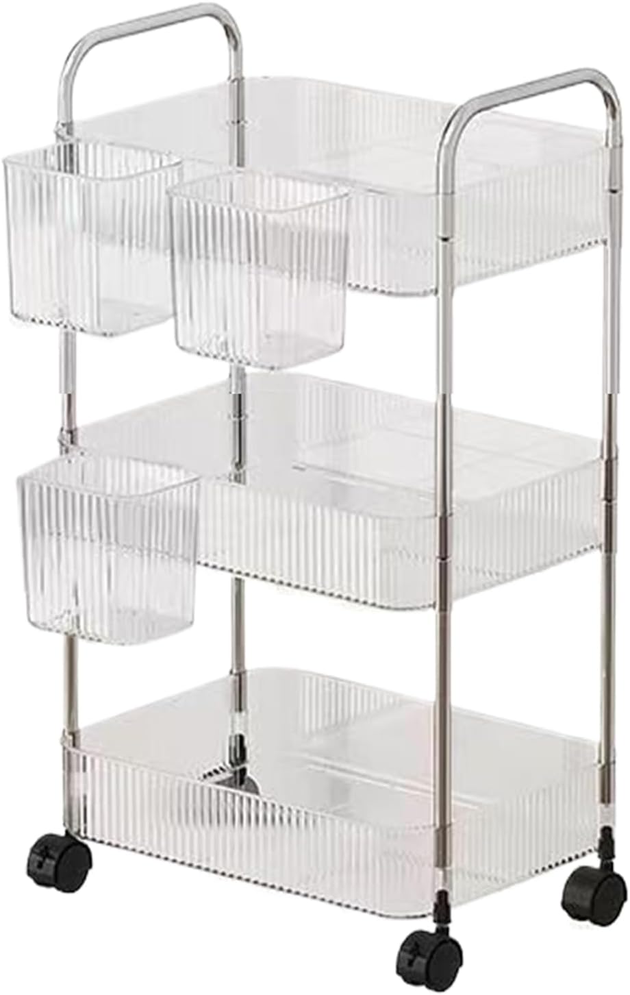 Carts with Wheels Multi-Layer Trolley Storage