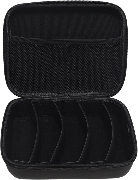 PINE & LINEN Travel Sunglasses Organizer Case with Adjustable Slots