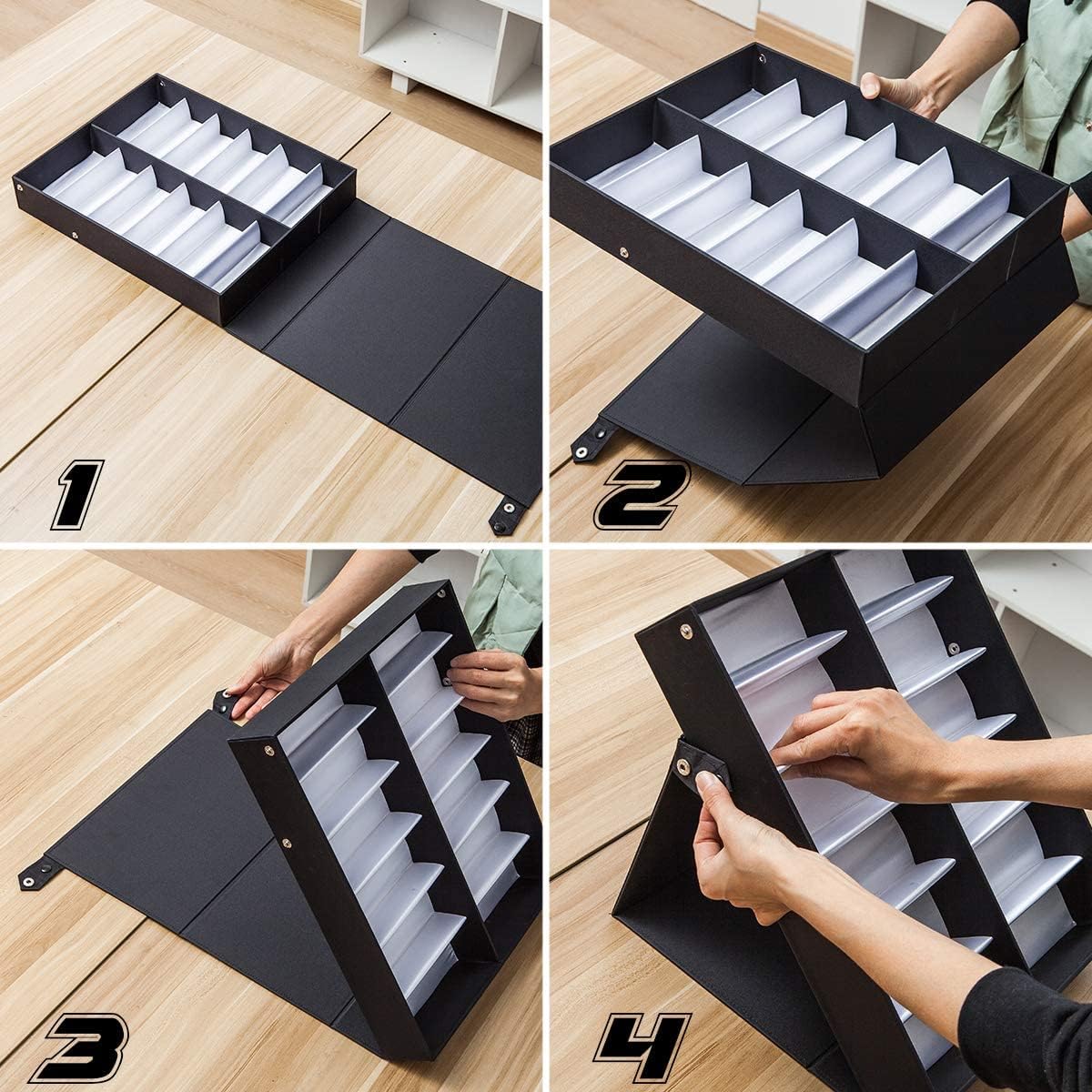 TRIUMPH VISION Sunglasses Organizer Storage Eyeglass Holder Glasses Case