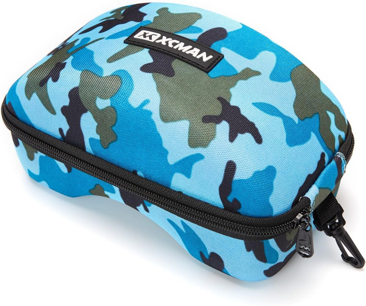XCMAN Rigid EVA Ski Goggle Case Fit All Shapes and Size Ski Goggles