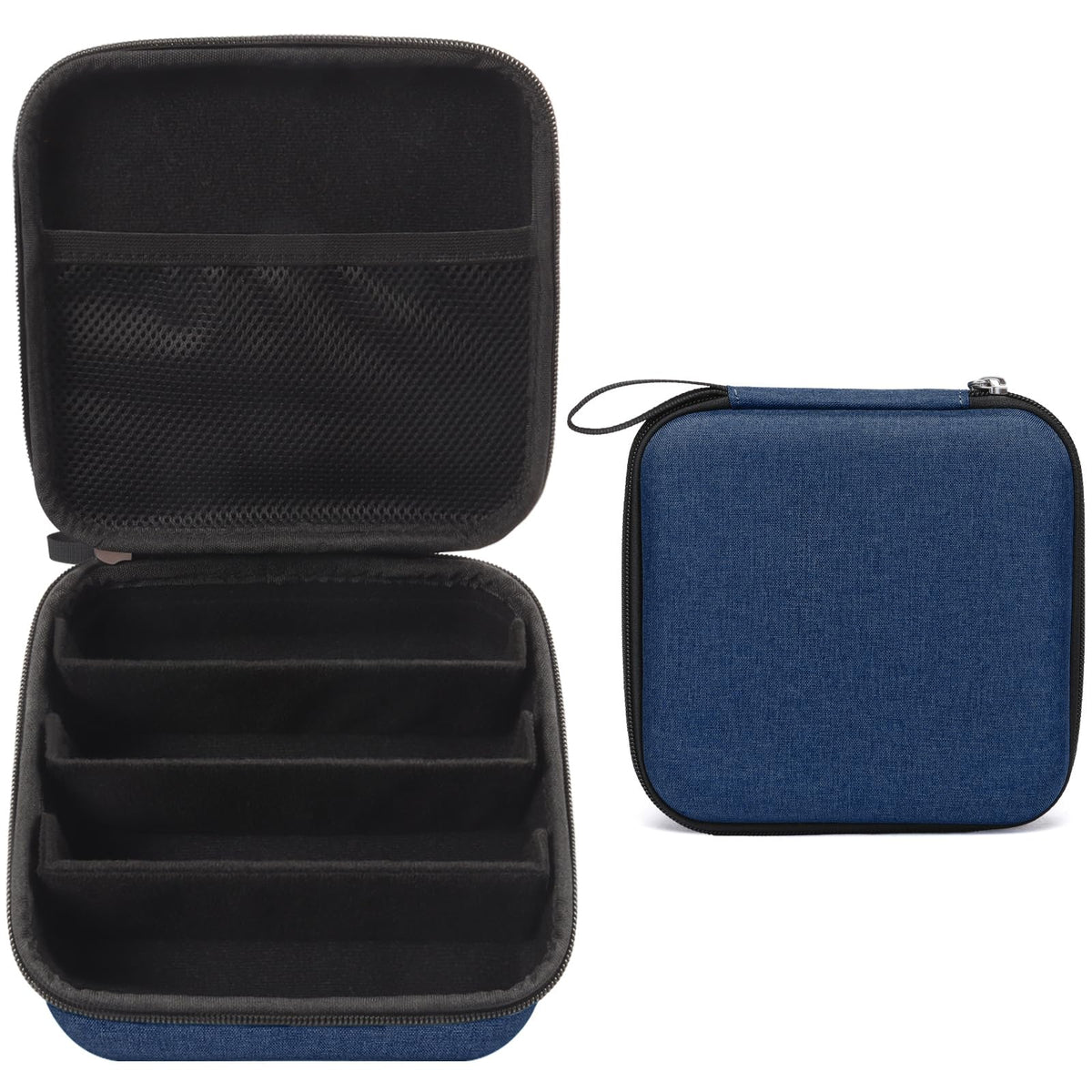 Bukere Travel Sunglasses Organizer Case Adjustable Slot For Multiple Eyeglasses Hard-shell Portable Storage Box for Men Women