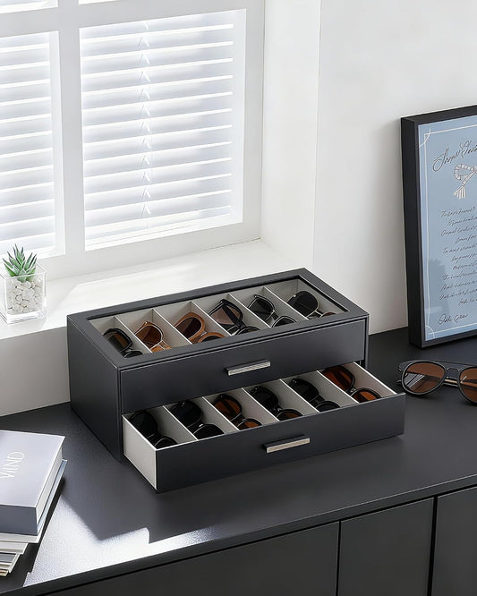 Lolalet Sunglasses Storage Box for Women