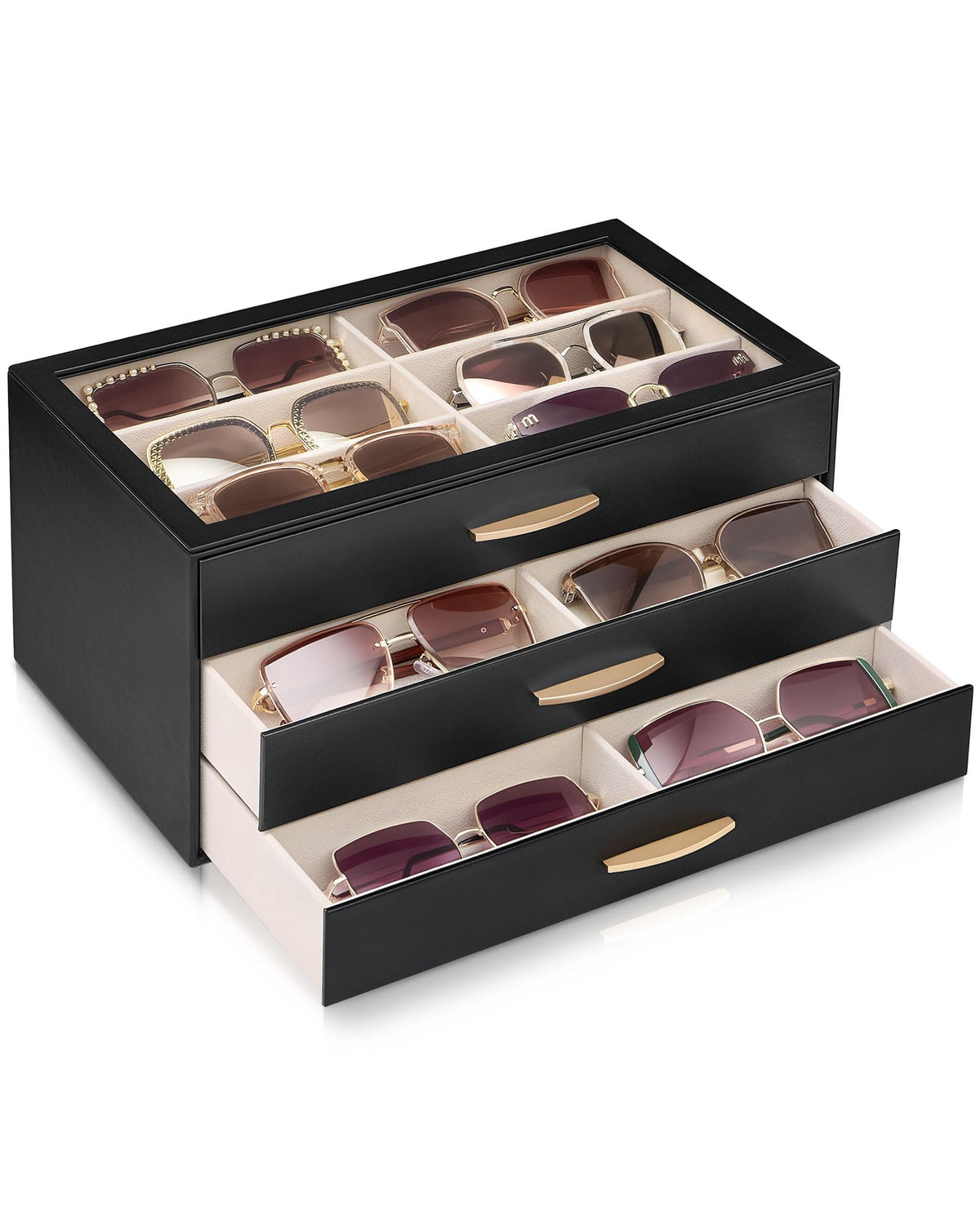 Lolalet Enlarged Sunglasses Organizer for women