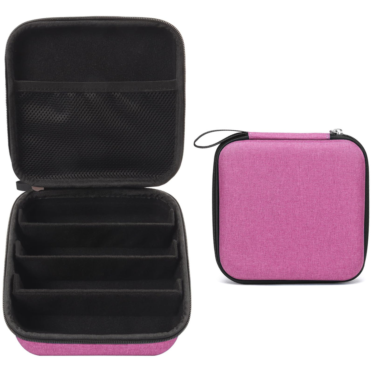 Bukere Travel Sunglasses Organizer Case Adjustable Slot For Multiple Eyeglasses Hard-shell Portable Storage Box for Men Women