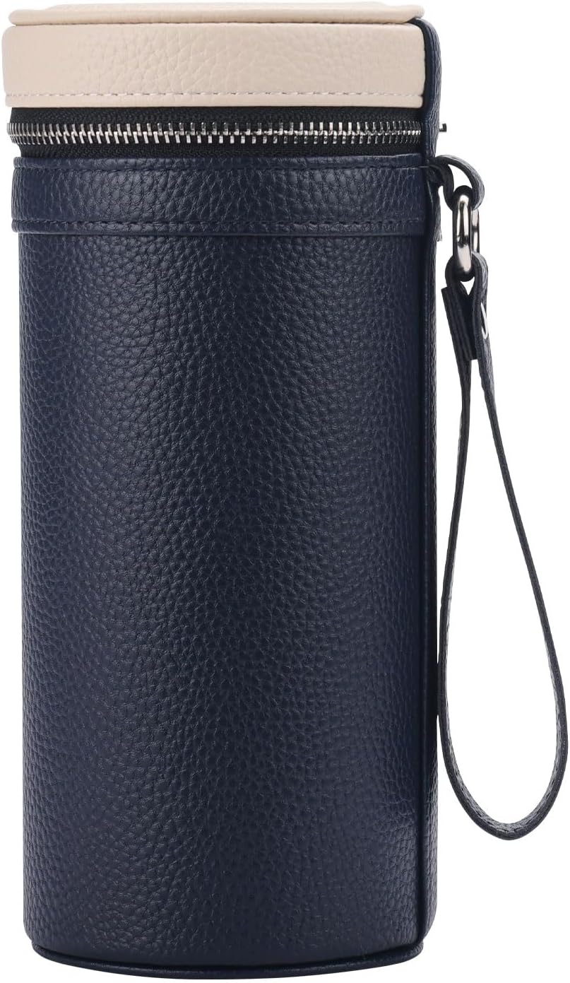 3 slots eyeglass case Leather sunglasses storage box, suitable for both men and women, Glasses Storage Holder Box