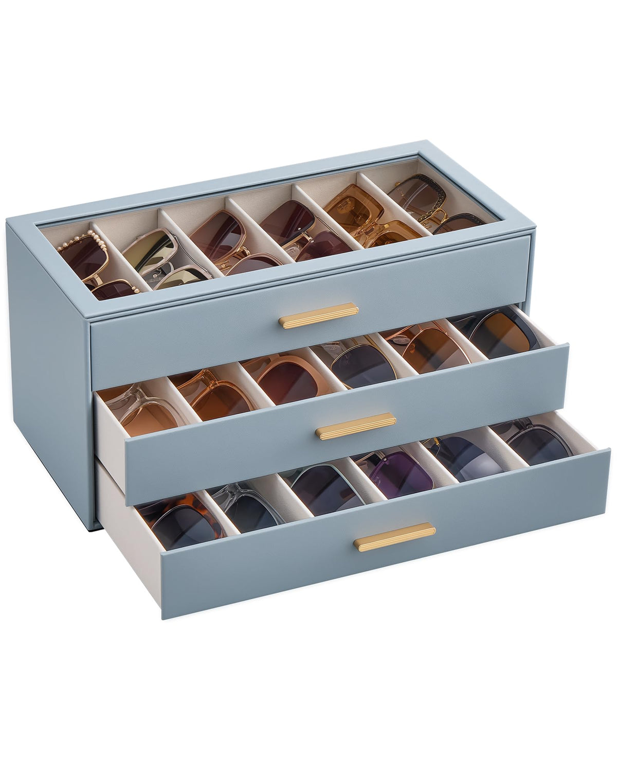 Lolalet Sunglasses Storage Box for Women