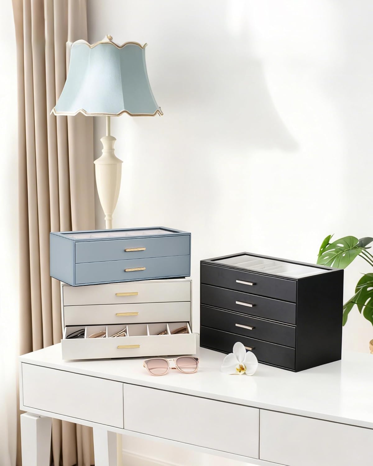 Lolalet Sunglasses Storage Box for Women
