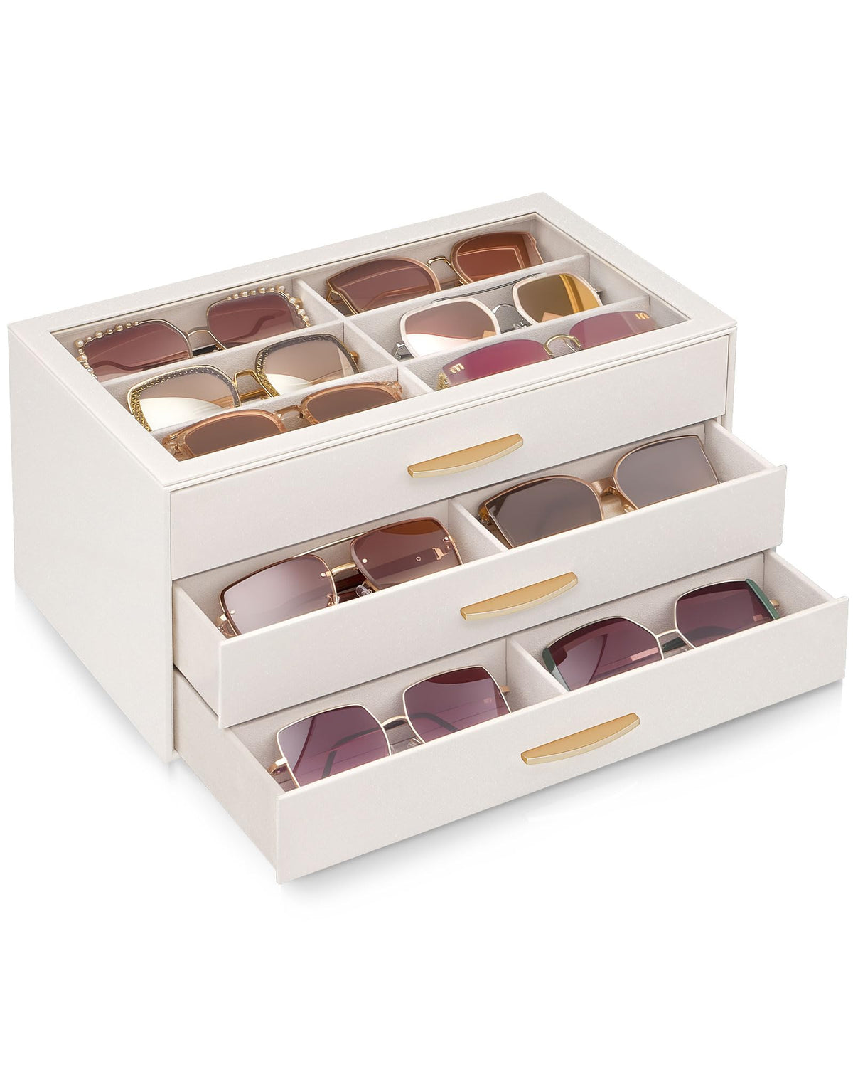 Lolalet Enlarged Sunglasses Organizer for women