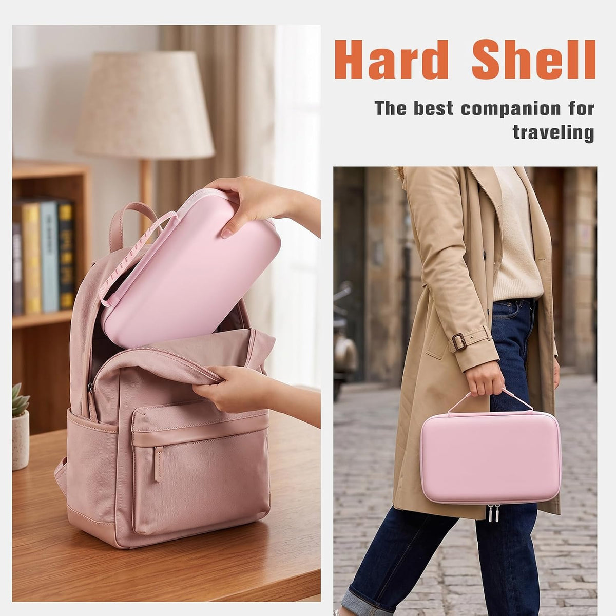 ProCase Hard Shell Travel Sunglasses Organizer, Portable Multiple Glasses Case for Travelling
