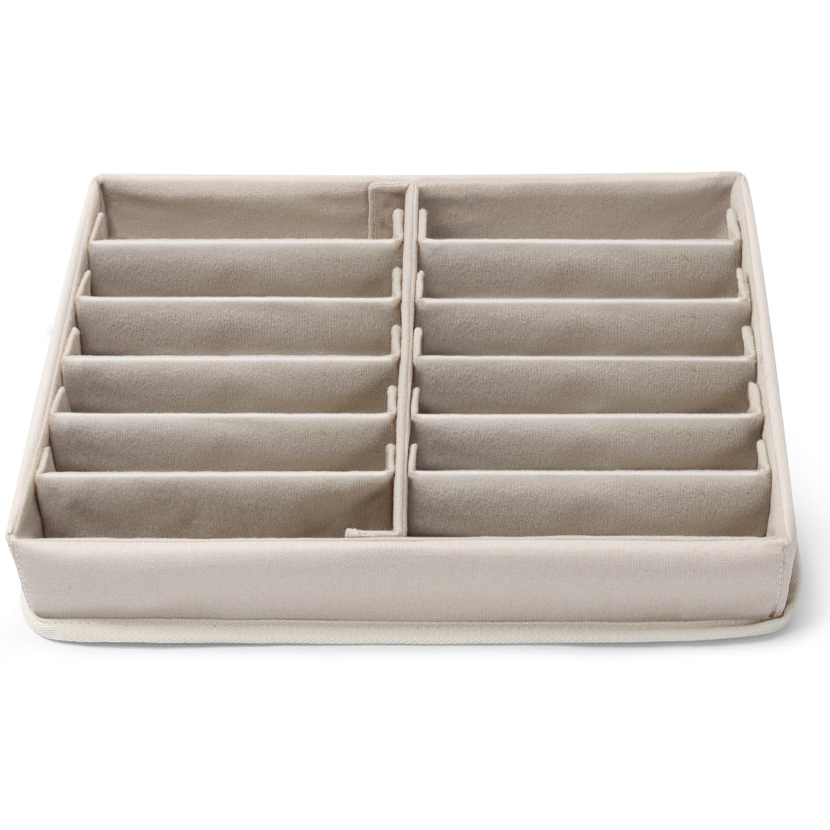 Bukere Sunglasses Organizer Case, Adjustable Slots for Multiple Pairs, Travel Eyeglasses Storage Box, Glasses Holder