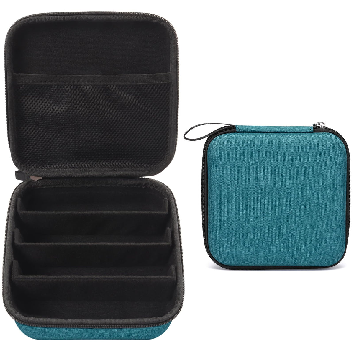 Bukere Travel Sunglasses Organizer Case Adjustable Slot For Multiple Eyeglasses Hard-shell Portable Storage Box for Men Women