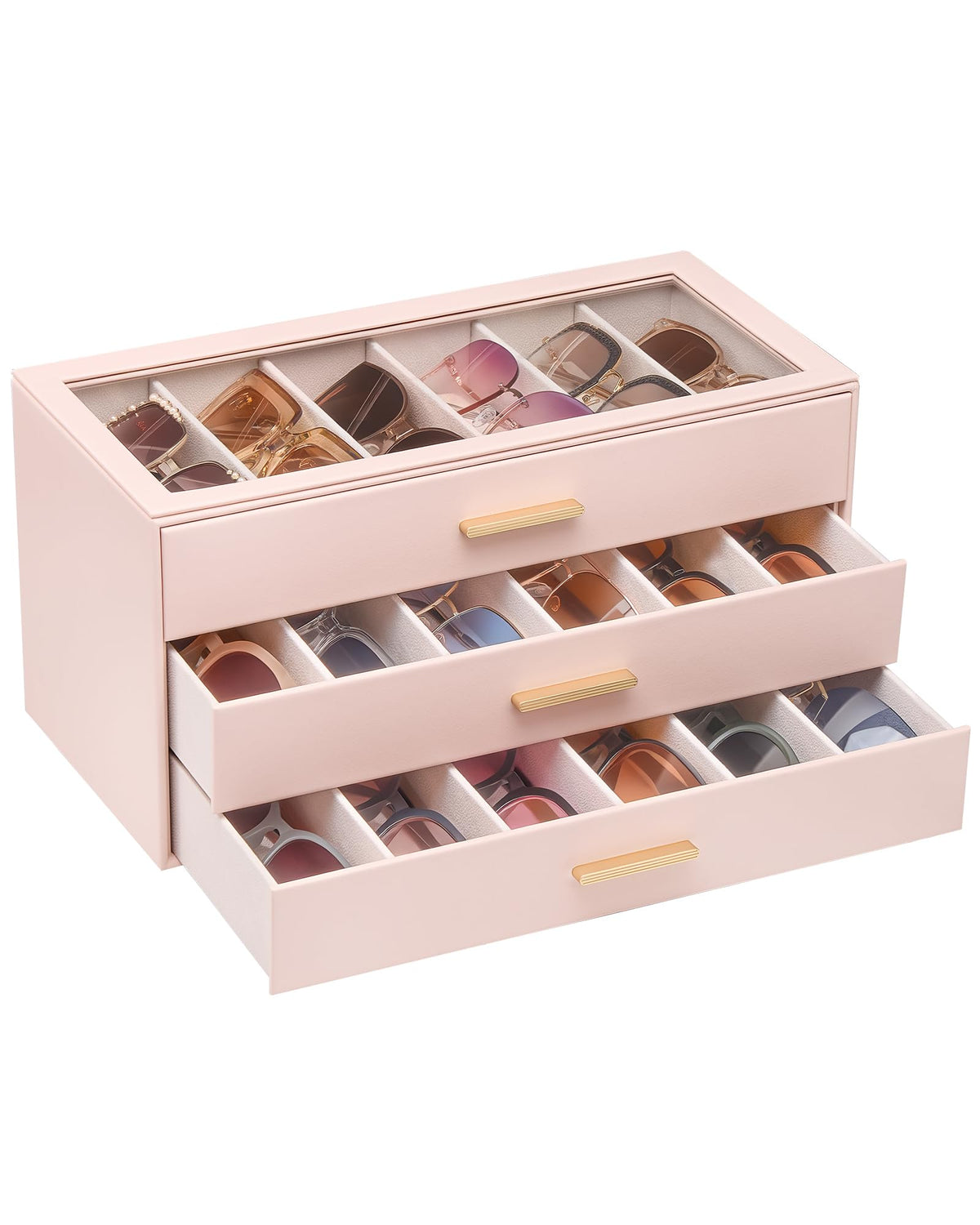 Lolalet Sunglasses Storage Box for Women