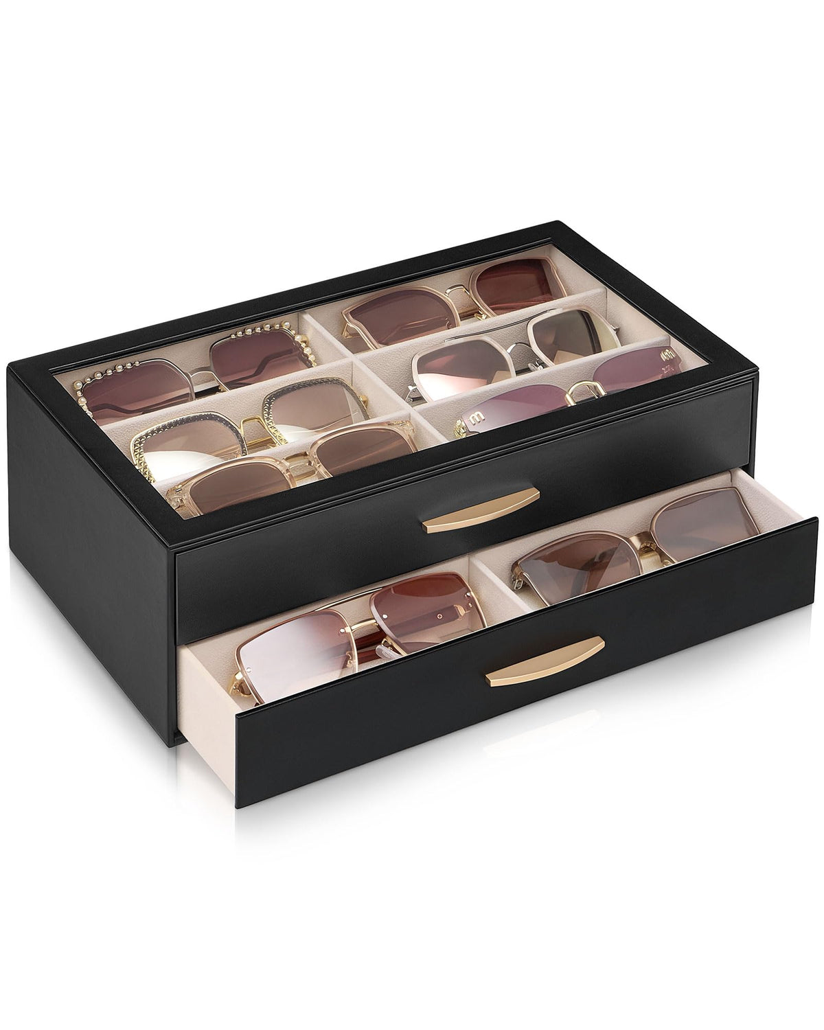 Lolalet Enlarged Sunglasses Organizer for women