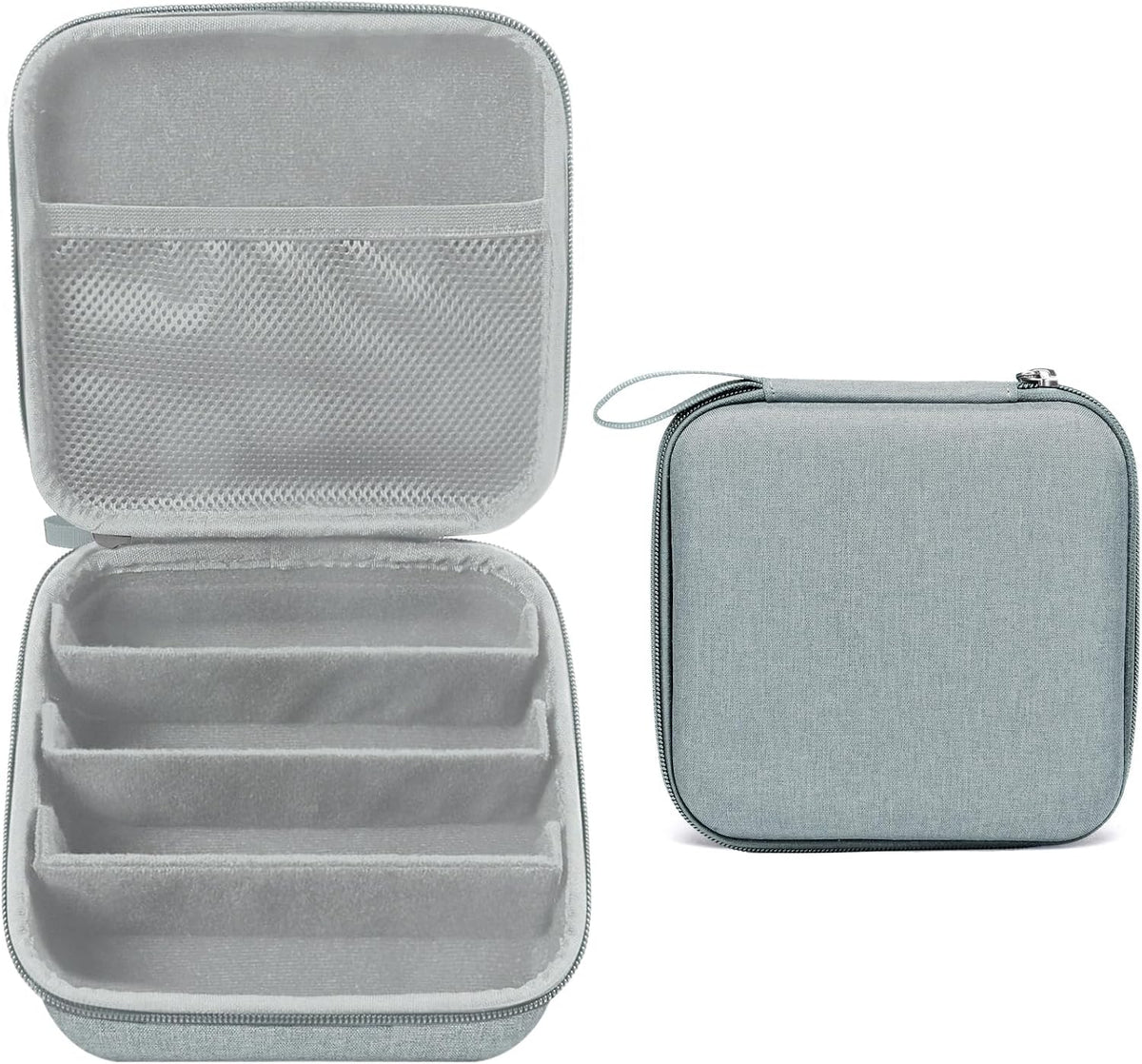 Bukere Travel Sunglasses Organizer Case Adjustable Slot For Multiple Eyeglasses Hard-shell Portable Storage Box for Men Women