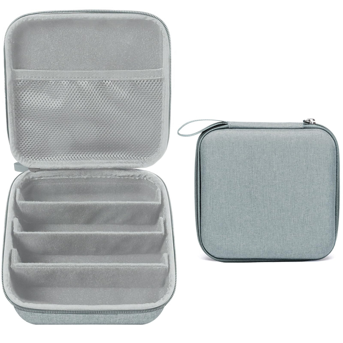 Bukere Travel Sunglasses Organizer Case Adjustable Slot For Multiple Eyeglasses Hard-shell Portable Storage Box for Men Women