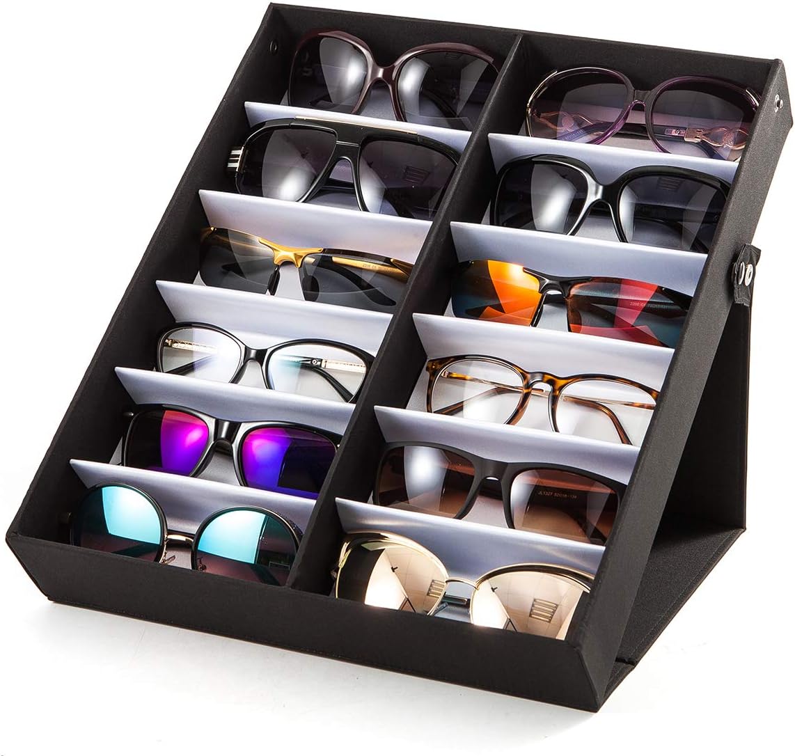 TRIUMPH VISION Sunglasses Organizer Storage Eyeglass Holder Glasses Case