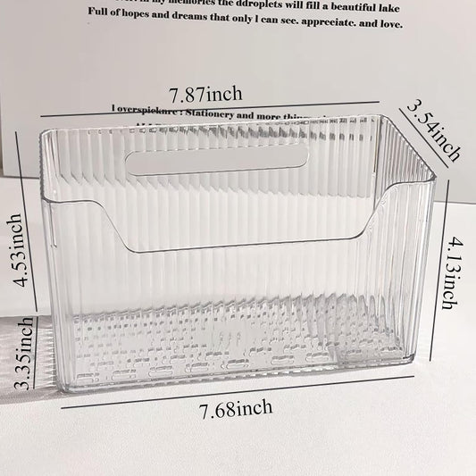 Acrylic Wall Mounted Storage Rack, 2 Pcs Storage Box Shower Basket